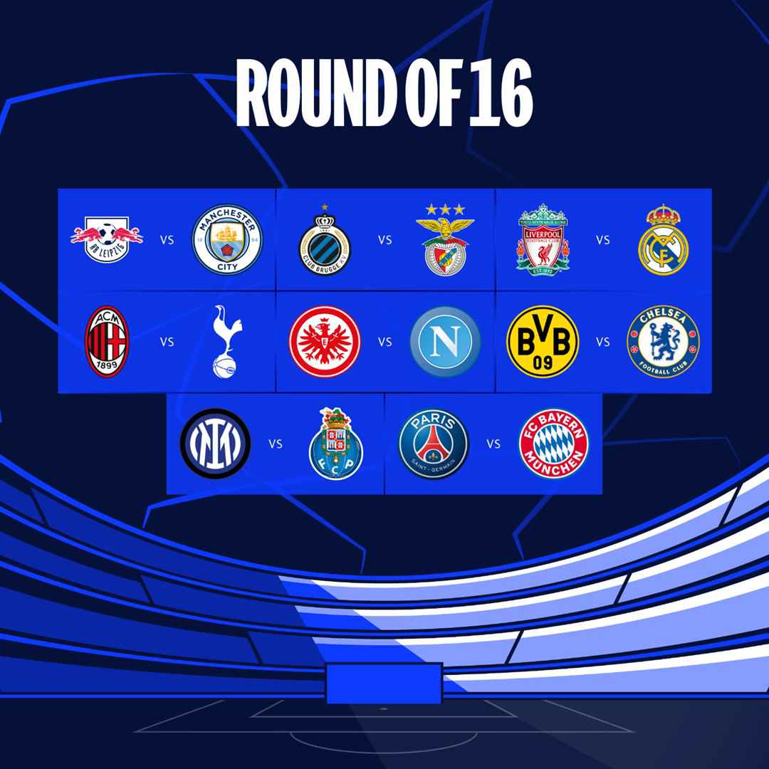 Winners And Losers From The 2022/23 UEFA Champions League Round of 16 Draw